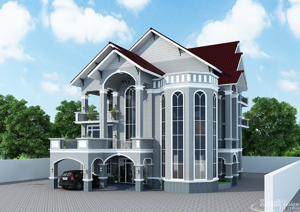Khmer Exterior Villa VG-K013 in Cambodia